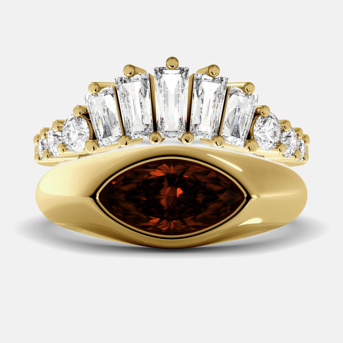 The Evil Eye Ring Set - Diamond