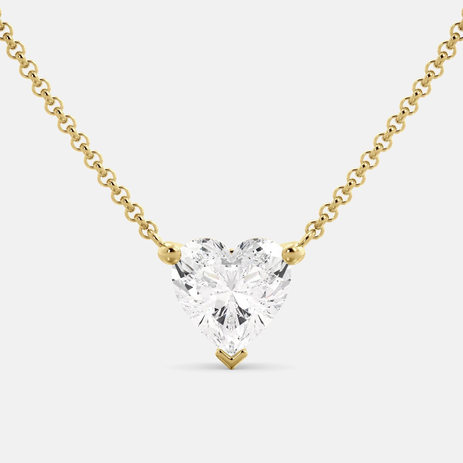 14K Yellow Gold Diamond Necklace| 1.00 CT TDW| 7.6 Grams| Length 8.5