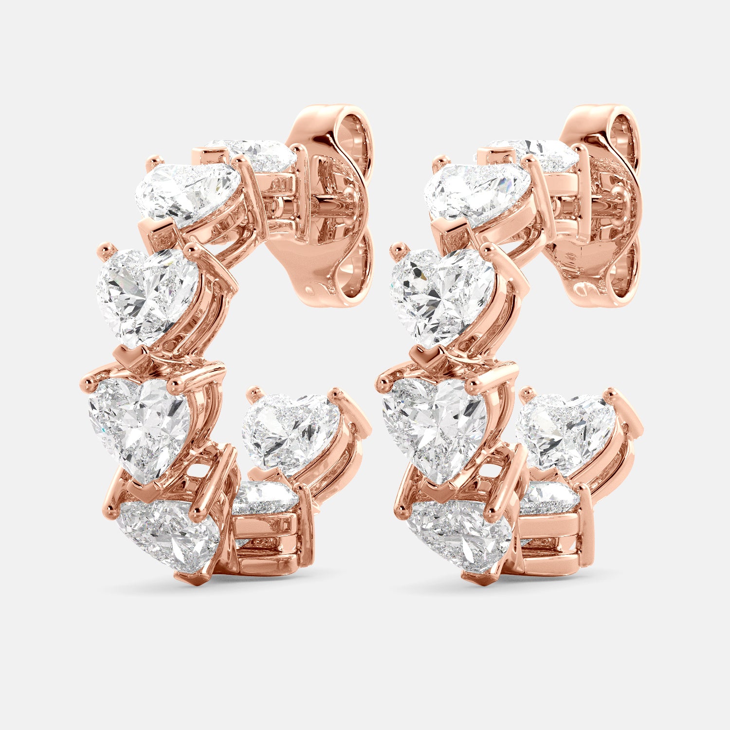 Sweet Pea | Small Rose Gold Hoop Earrings at Voiage Jewelry
